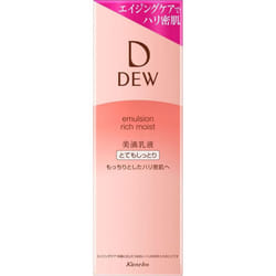 Kanebo DEW Emulsion Very Moist 100ml Milky lotion To use, press the pump several times until the contents are released. After conditioning your skin w