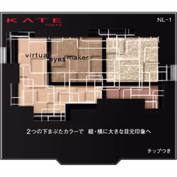Kanebo Kate Kate Virtual Eyes Maker NL-1 3.3g Eye Makeup Eye Color & Eye Shadow Take the thicker tip and apply A: Base sh ...