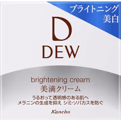 Kanebo DEW Brightening Cream 30g (Quasi-drug) Creams Apply a moderate amount (approx. 1 cm in diameter) to entire face. Take ...