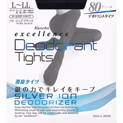 Kanebo EXCELLENCE MK DEO Tights 80 denier L-LL Tights Less than 100 denier Before wearing, please remove watches, bracelets, ...