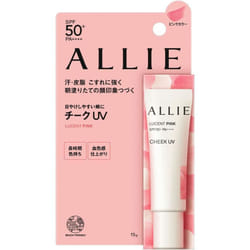 Kanebo Ally Chrono Beauty Color On UV Blush 01 15g Sun Care After applying sunscreen or base makeup to the entire face, apply an appropriate amount to