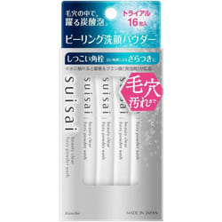 Kanebo SUISAI Beauty Clear Peeling Powder Wash (Trial) 16g Facial cleanser (powder) suisai n Hold the stick with the 'suisai' facing up, drop the powd