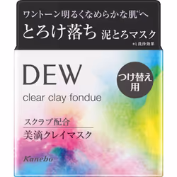 Kanebo Dew Clear Clay Fondue (refill) 90g Facial Cleanser (other) Usage>-approximately 2 Cups (about 5cm In Diameter) Per ...