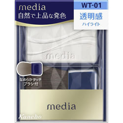 Kanebo Media Bright Up Cheek S WT-01 2.8g Skin Makeup To use] Apply blush color to the brush and blend with the back of your hand before use. After ri