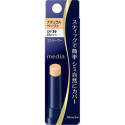 Kanebo Media Stick Concealer R (UV) Natural Beige 3g Skin Makeup Do not use more than 5mm of the product. After preparing your skin with a primer, app