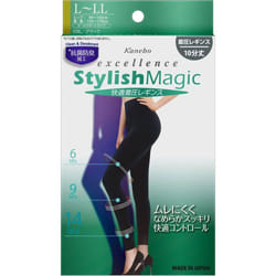 Kanebo EXCELLENCE Stylish Magic Leggings (Comfortable Compression) L-LL Stockings Plain Stockings Stockings Material] Nylon, polyurethane Stockings Pl