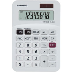 Sharp EL-330FB calculator Pocket Financial White