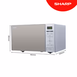 Sharp Home Appliances RBS232TM microwave Mirror, Silver