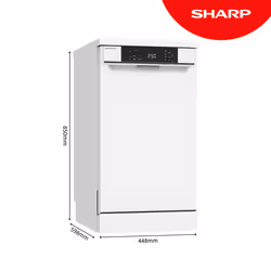 Sharp Home Appliances QW-NS1CF49EW Freestanding 10 place settings E