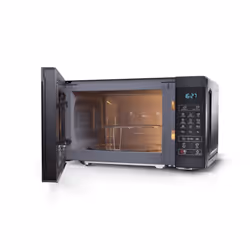 Sharp YC-MS02U-B Black 800W with 11 Power Levels & 8 Preset Cooking Options