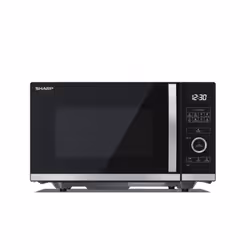 Sharp YC-QS254AU-B 25L 900W Flatbed Microwave Oven with ECO Function - Black
