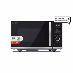 Sharp Home Appliances YC-QC254AU-B, Countertop, Combination microwave, 25 L, 900 W, Built-in display, LED