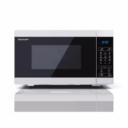 Sharp YC-MG252AU-W White 25L 900W Microwave with 1000W Grill and Touch Control