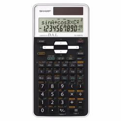 Sharp EL506TSBWH, Pocket, Scientific, 10 digits, 2 lines, Battery/Solar, Black, White