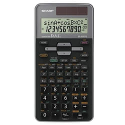 Sharp SHEL531TGGY calculator Pocket Scientific Black, Grey