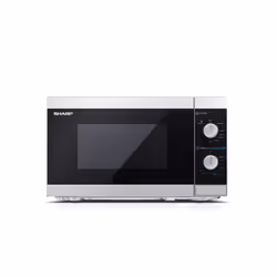 Sharp YC-MG01U-S, Countertop, Grill microwave, 20 L, 800 W, Rotary, Black, Silver