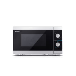 Sharp YC-MG01U-S microwave Black, Silver Grill microwave Countertop 20 L 800 W