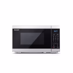 Sharp YC-MG02U-S, Countertop, Grill microwave, 20 L, 800 W, Built-in display, LED
