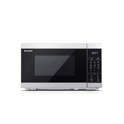 Sharp YC-MG02U-S microwave Black, Silver Grill microwave Countertop 20 L 800 W