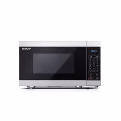 Sharp YC-MG81U-S, Countertop, Grill microwave, 28 L, 900 W, Built-in display, LED