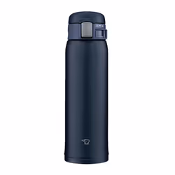 Zojirushi (ZOJIRUSHI) Water bottle direct drinking [One-touch open] Stainless steel mug 480ml Navy SM-SF48-AD