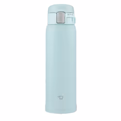 Zojirushi SM-SF48-AM Water Bottle  Direct Drinking [One-touch Open] Stainless Steel Mug  16.9 fl oz (480 ml)  Mint Blue