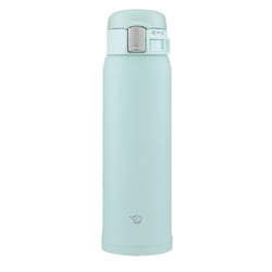 Zojirushi SM-SF48-AM Water Bottle  Direct Drinking [One-touch Open] Stainless Steel Mug  16.9 fl oz (480 ml)  Mint Blue