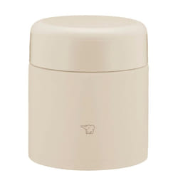 ZOJIRUSHI Zojirushi Mahobin Stainless Steel Thermal Soup Jar  Lunch Jar  Seamless 10.1 fl oz (300 ml)  Beige  Integrated Lid and Seal  Easy to Clean