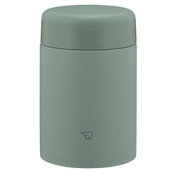Zojirushi SW-KA52-GM Stainless Steel Insulated Soup Jar  Lunch Jar  Seamless 18.3 fl oz (520 ml)  Matte Green  Integrated Lid and Seal  Easy to Clean