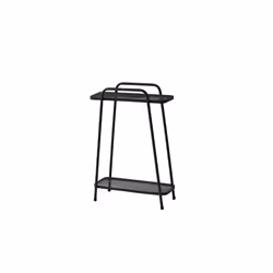 Modern Plant Stand 2 Shelf Tall