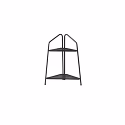 Modern Corner Plant Stand 2 Shelf