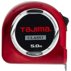 Tajima H1550MW Class 1"Hi Lock Measuring Tape, Red, 5 m x 25 mm