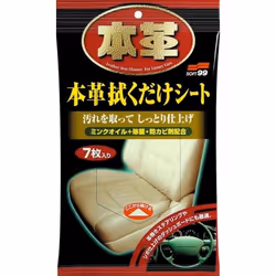 Leather Cleaner; SOFT99; Seat Cleaning Wipe
