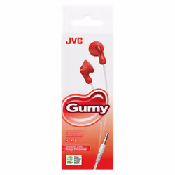 JVC F14 Gumy In Ear Wired Red