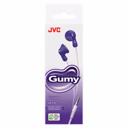 JVC F14 Gumy In Ear Wired Violet