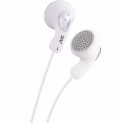 JVC F14 Gumy In Ear Wired White, Wired, 16 - 20000 Hz, Music, 17.1 g, Headphones, White