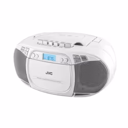 JVC RC-E451W, 1.6 kg, White, Portable CD player