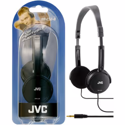 JVC HA-L50-B, Wired, 18 - 22000 Hz, Music, 46 g, Headphones, Black