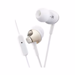JVC HA-FR325-N-E Inner ear headphones with remote & mic, Wired, 8 - 24000 Hz, Calls/Music, 3.4 g, Headset, Gold