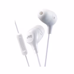 JVC HA-FX38M-W-E Inner ear headphones with remote & microphone, Wired, 8 - 20000 Hz, Calls/Music, Headset, White