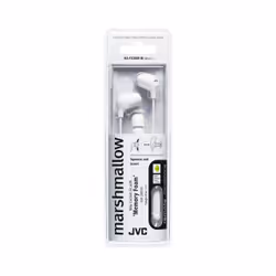 JVC HA-FX38M-W-E Inner ear headphones with remote & microphone