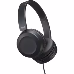 JVC Powerful Sound Wired On Ear Black, Wired, 10 - 26000 Hz, Calls/Music, 140 g, Headset, Black