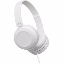 JVC Powerful Sound Wired On Ear White, Wired, 10 - 26000 Hz, Calls/Music, 140 g, Headset, White