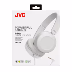 JVC Powerful Sound Wired On Ear White - Additional view 5