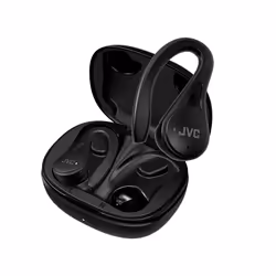 JVC Sports TWS Black, True Wireless Stereo (TWS), 20 - 20000 Hz, Calls/Music, 6.8 g, Headset, Black