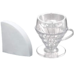 Hario V60 Drip-Assist Set  Size 02  Clear