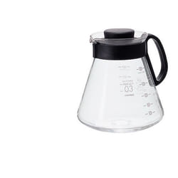 Hario XVD-80B coffee pot 0.8 L Glass, Polypropylene (PP)