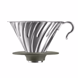 Hario Outdoor V60 Metal Dripper  02 Silver