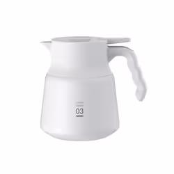 Hario V60 Insulated Metal Server Plus 800ml White