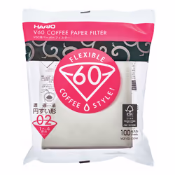 Hario VCF-02-100W, Cup, Disposable coffee filter, Paper, White, 100 g, 100 pc(s)